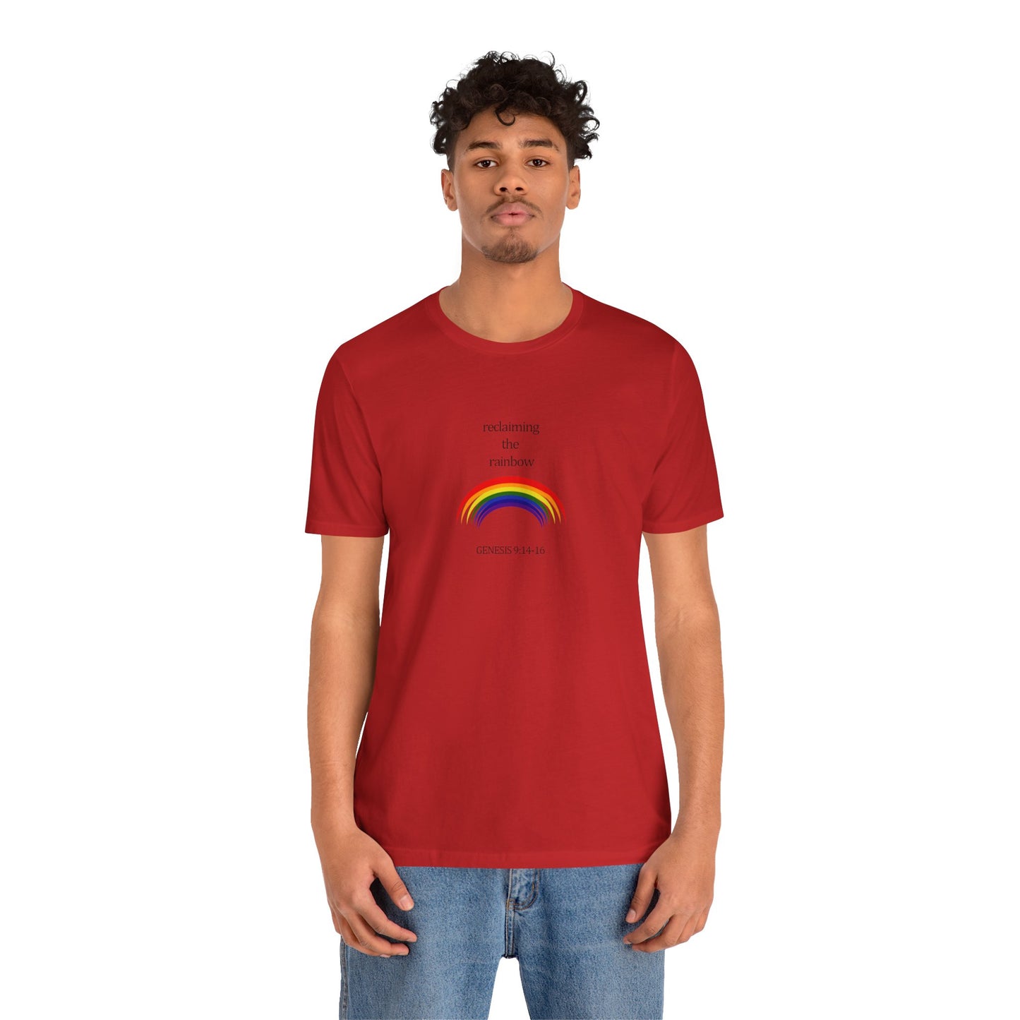 Reclaiming the Rainbow Unisex Tee - Genesis 9:14-16 | Truth & Faith Apparel